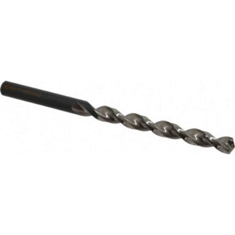 Walter Titex 9/16 130 Parabolic Flute High Speed Steel Taper Length Drill Bit Oxide Finish, 5-43/64 Flute Length, 8-21/32 OAL, UFL Point, Straight Shank, Series A1522 5154123 – 88478417