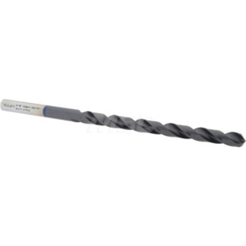 Accupro 5/16 118 Spiral Flute Vanadium High Speed Steel Taper Length Drill Bit TiAlN Finish, 109mm Flute Length, 165mm OAL, Faceted Point, Straight Shank 1BT0794-AC – 05495320