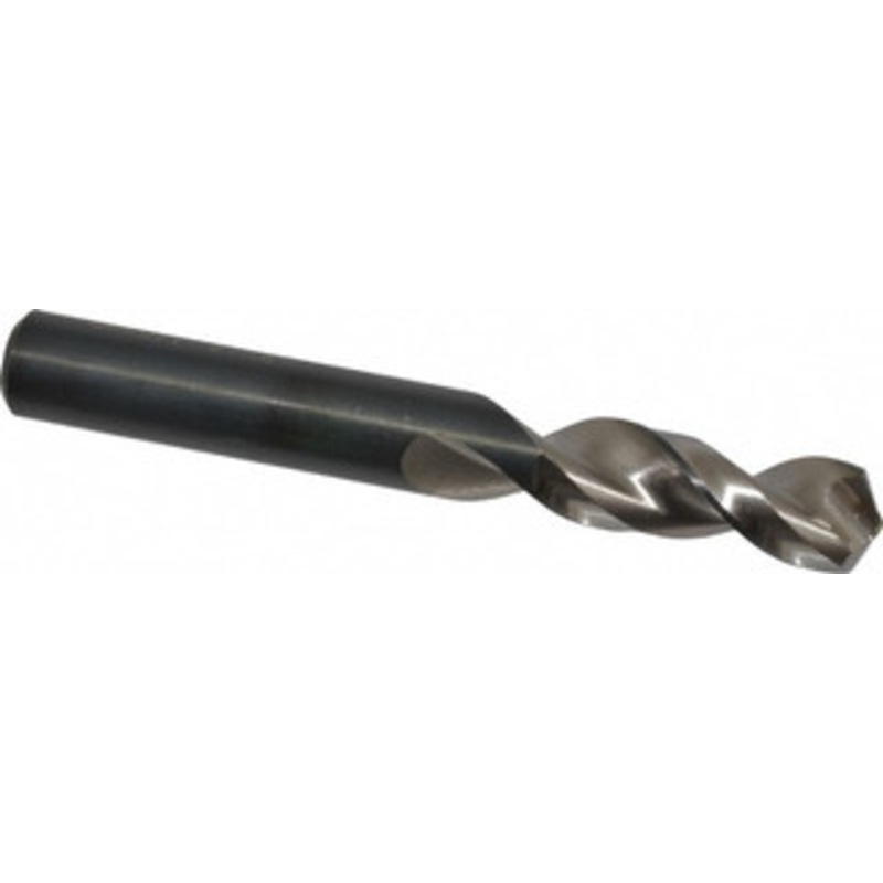 Walter Titex 0.4646 130 Parabolic Flute Vanadium High Speed Steel Screw Machine Drill Bit Bright Finish, Right Hand Cut, 1-27/32 Flute Length, 3-3/4 OAL, Split Point, Straight Shank 5057131 – 01424886