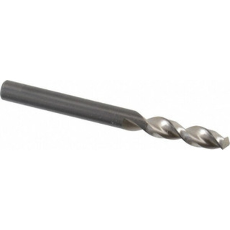 Walter Titex 15/64 130 Parabolic Flute Vanadium High Speed Steel Screw Machine Drill Bit Bright Finish, Right Hand Cut, 28mm Flute Length, 2-19/32 OAL, Split Point, Straight Shank 5057148 – 01420157