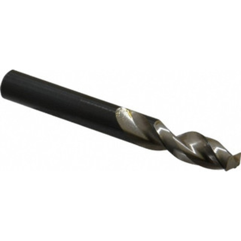 Walter Titex 29/64 130 Parabolic Flute Vanadium High Speed Steel Screw Machine Drill Bit Bright Finish, Right Hand Cut, 1-27/32 Flute Length, 3-3/4 OAL, Split Point, Straight Shank 5057174 – 01420298
