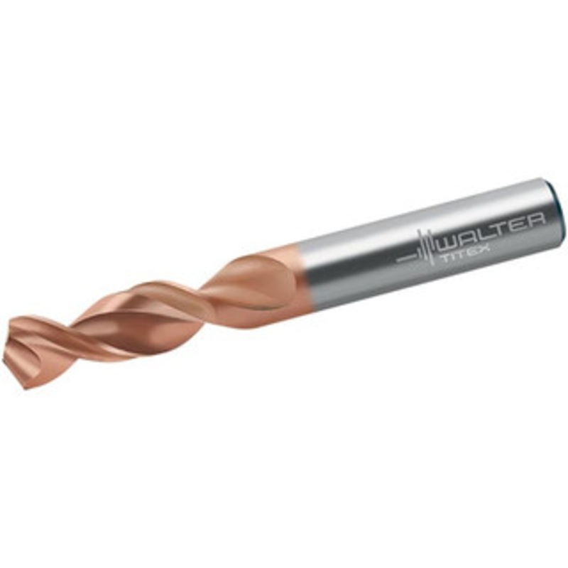 Walter Titex 9/16 130 Parabolic Flute Cobalt Screw Machine Drill Bit AlCrN Finish, Right Hand Cut, 56mm Flute Length, 111mm OAL, Form V+U Point, Straight Shank 5337148 – 59947119