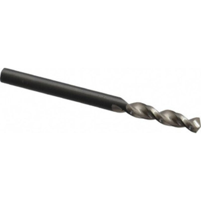 Walter Titex 0.1614 130 Parabolic Flute Vanadium High Speed Steel Screw Machine Drill Bit Bright Finish, Right Hand Cut, 7/8 Flute Length, 2-5/32 OAL, Split Point, Straight Shank 5057191 – 01422930