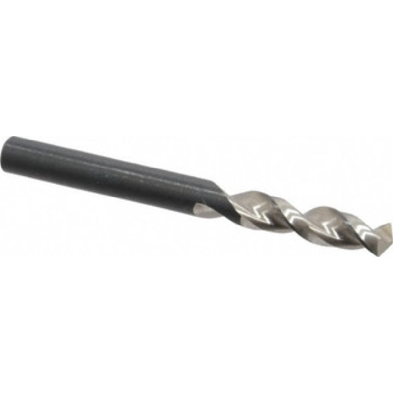 Walter Titex 0.261 130 Parabolic Flute Vanadium High Speed Steel Screw Machine Drill Bit Bright Finish, Right Hand Cut, 1-7/32 Flute Length, 2-3/4 OAL, Split Point, Straight Shank 5153720 – 01254713