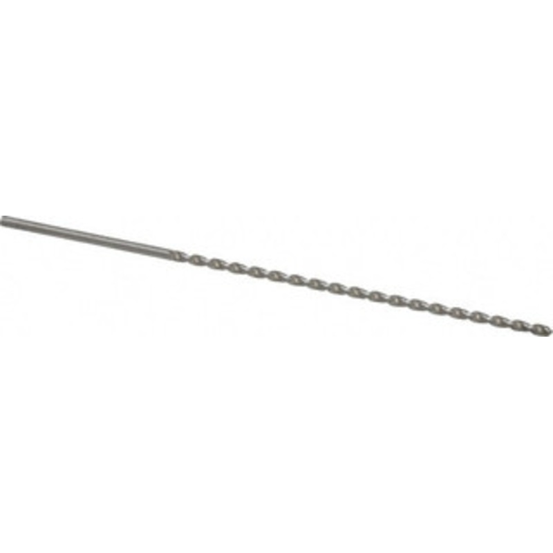 Walter Titex 1/16 130 Parabolic Flute High Speed Steel Taper Length Drill Bit Bright Finish, 1-31/32 Flute Length, 3 OAL, Standard Point, Straight Shank, Series A1522 5154112 – 01465046