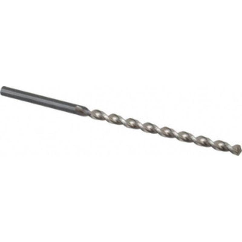 Walter Titex 7/32 130 Parabolic Flute High Speed Steel Taper Length Drill Bit Oxide Finish, 3-19/32 Flute Length, 5-15/32 OAL, Standard Point, Straight Shank, Series A1522 5061939 – 01465145