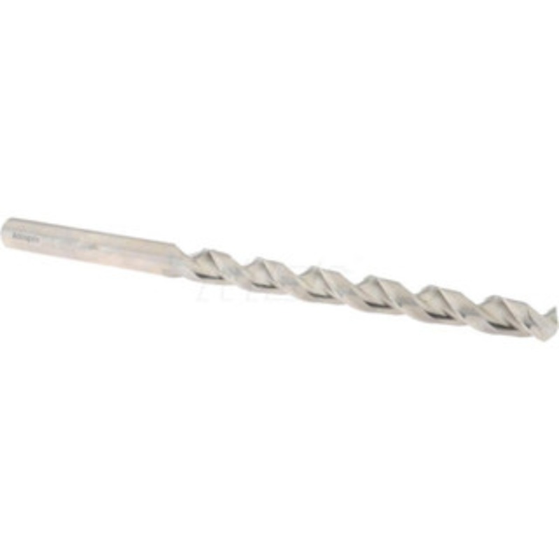 Accupro 27/64 130 Parabolic Flute Vanadium High Speed Steel Taper Length Drill Bit Bright Finish, 5-1/32 Flute Length, 7-11/16 OAL, Split Point, Straight Shank 1101072-AC – 85947455
