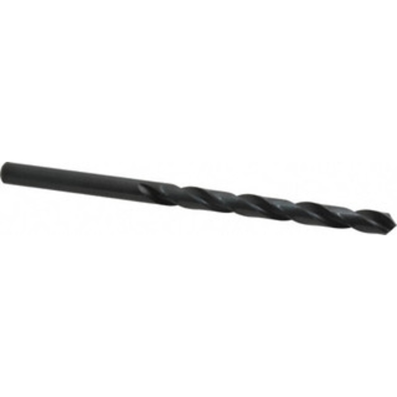 Chicago-Latrobe 13/32 118 Spiral Flute High Speed Steel Taper Length Drill Bit Oxide Finish, 4-3/8 Flute Length, 7 OAL, Standard Point, Straight Shank, Series 120 49726 – 81400269