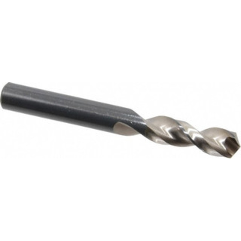 Walter Titex 0.404 130 Parabolic Flute Vanadium High Speed Steel Screw Machine Drill Bit Bright Finish, Right Hand Cut, 1-11/16 Flute Length, 3-1/2 OAL, Split Point, Straight Shank 5153738 – 01254895