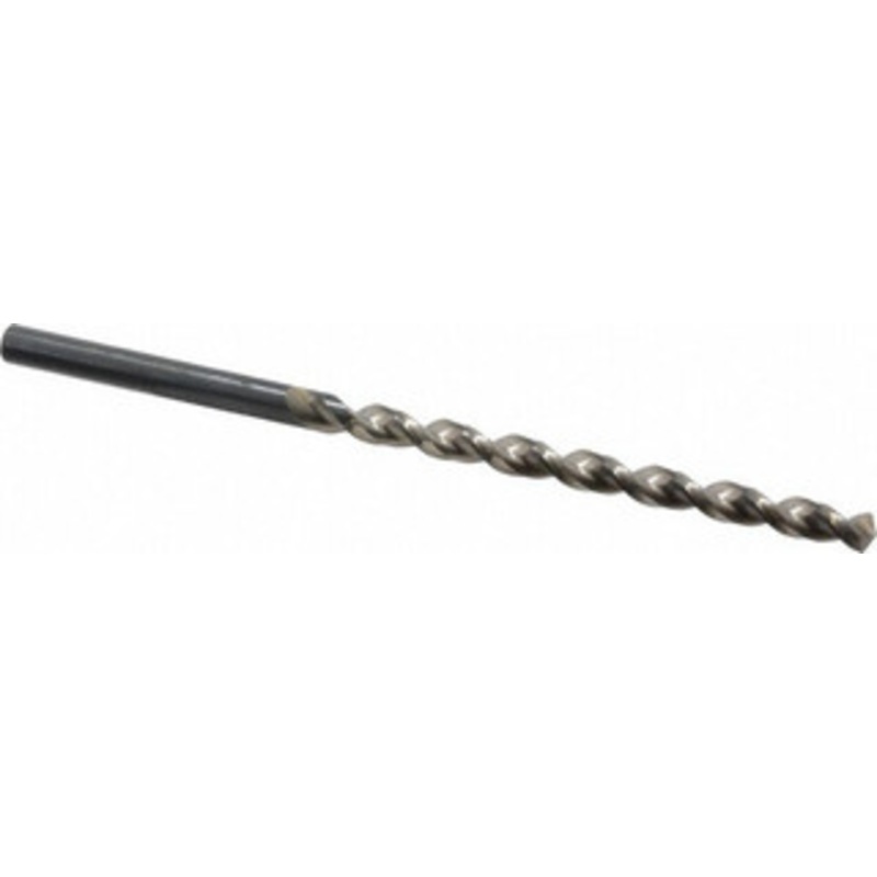 Walter Titex 7mm 130 Parabolic Flute High Speed Steel Taper Length Drill Bit Oxide Finish, 4-1/64 Flute Length, 6-9/64 OAL, UFL Point, Straight Shank, Series A1522 5061928 – 51797793