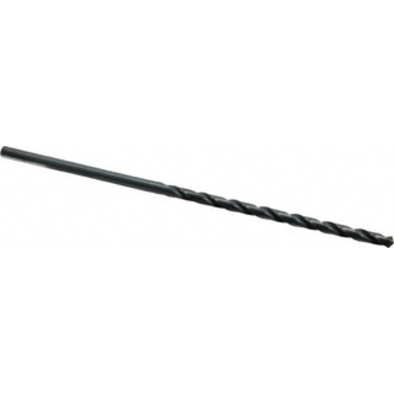 Chicago-Latrobe 11/64 118 Spiral Flute High Speed Steel Taper Length Drill Bit Oxide Finish, 3-3/8 Flute Length, 5-3/4 OAL, Standard Point, Straight Shank, Series 120 49711 – 81400111