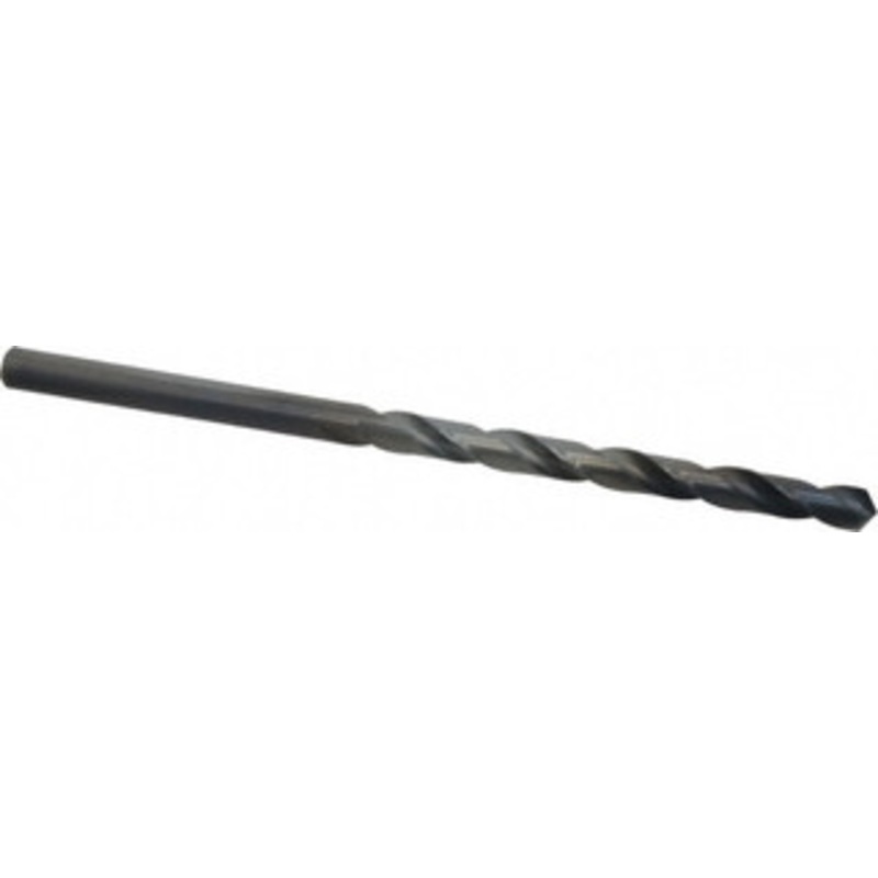 Chicago-Latrobe 21/64 118 Spiral Flute High Speed Steel Taper Length Drill Bit Oxide Finish, 4-1/8 Flute Length, 6-1/2 OAL, Standard Point, Straight Shank, Series 120 49721 – 81400210