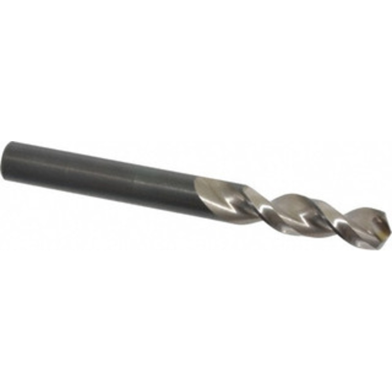Walter Titex 0.339 130 Parabolic Flute Vanadium High Speed Steel Screw Machine Drill Bit Bright Finish, Right Hand Cut, 1-9/16 Flute Length, 3-5/16 OAL, Split Point, Straight Shank 5153731 – 01254820