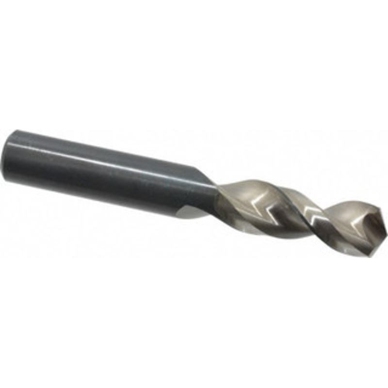 Walter Titex 5/8 130 Parabolic Flute Vanadium High Speed Steel Screw Machine Drill Bit Bright Finish, Right Hand Cut, 2-9/32 Flute Length, 4-17/32 OAL, Split Point, Straight Shank 5154975 – 01254960
