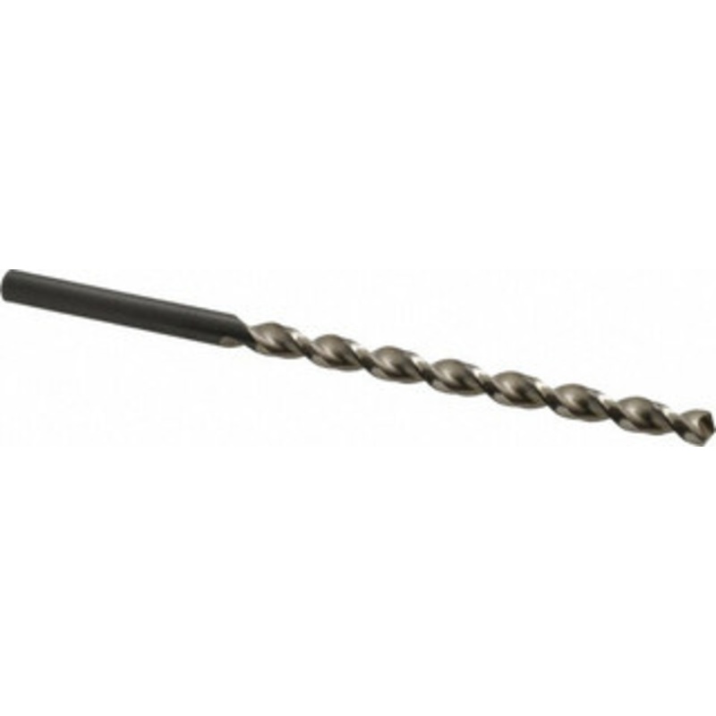 Walter Titex 8mm 130 Parabolic Flute High Speed Steel Taper Length Drill Bit Oxide Finish, 4-19/64 Flute Length, 6-1/2 OAL, UFL Point, Straight Shank, Series A1522 5061941 – 51797900
