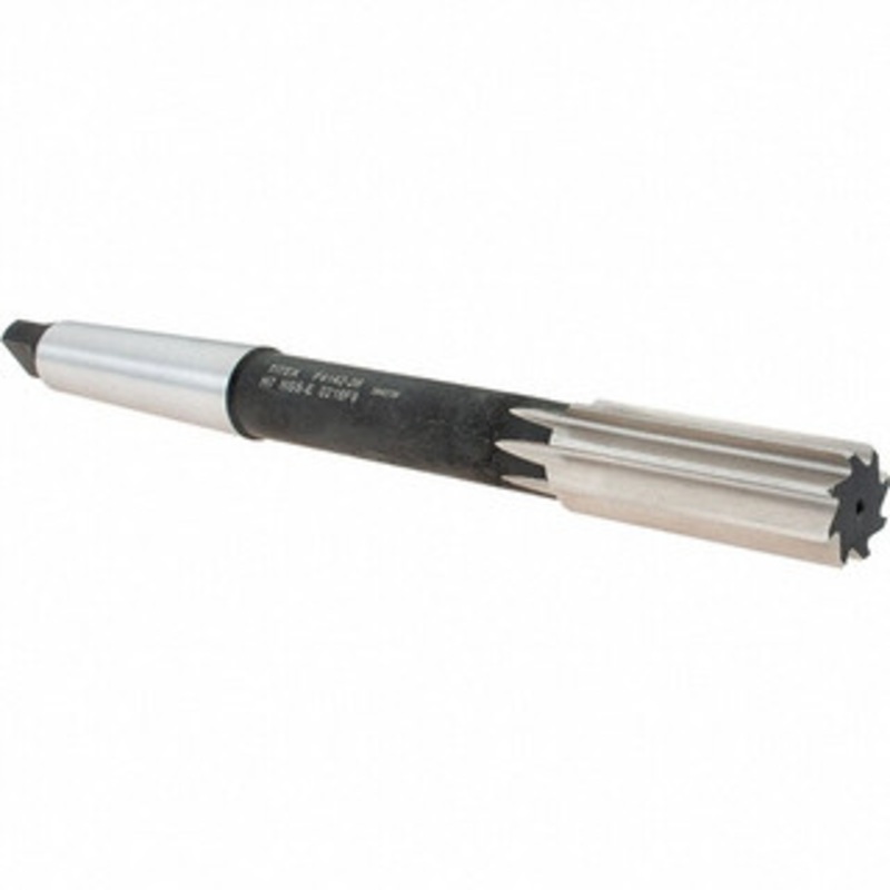 Walter Titex 26mm Diam 8-Flute 3MT 3MT Morse Taper Shank Straight Flute Cobalt Chucking Reamer Bright Finish, 273mm OAL, 70mm Flute Length, RH Cut, RH Spiral 5073261 – 36280022