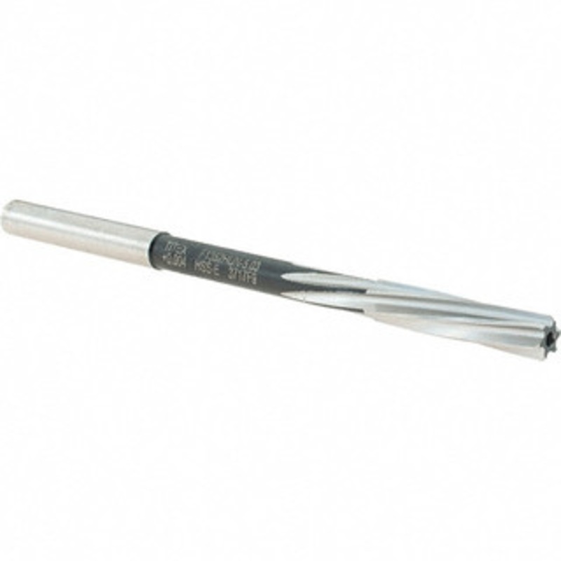 Walter Titex 5.03mm Diam 6-Flute Straight Shank Spiral Flute Cobalt Chucking Reamer Bright Finish, 86mm OAL, 23mm Flute Length, RH Cut, RH Spiral 5072545 – 36233450