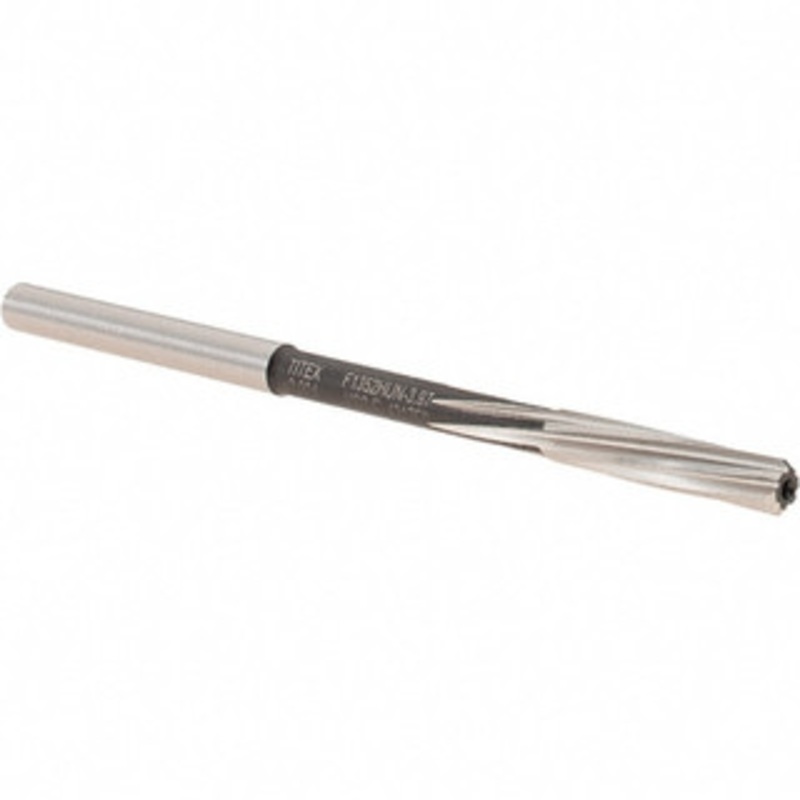 Walter Titex 3.97mm Diam 6-Flute Straight Shank Spiral Flute Cobalt Chucking Reamer Bright Finish, 75mm OAL, 19mm Flute Length, RH Cut, RH Spiral 5072439 – 36258127