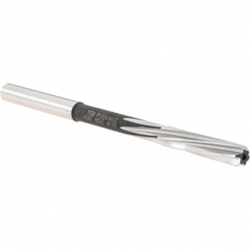 Walter Titex 6.02mm Diam 6-Flute Straight Shank Spiral Flute Cobalt Chucking Reamer Bright Finish, 101mm OAL, 28mm Flute Length, RH Cut, RH Spiral 5072682 – 36233104