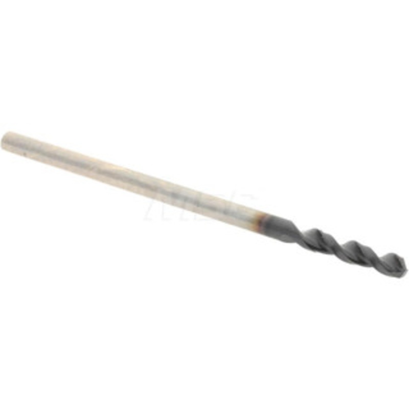Accupro 0.065 130 Parabolic Flute Cobalt Screw Machine Drill Bit TiAlN Finish, Right Hand Cut, 0.394 Flute Length, 1.339 OAL, Split Point, Straight Shank 1630165A-AC – 01348051