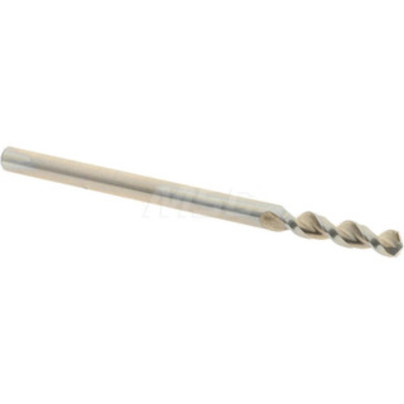 Accupro 0.1102 130 Parabolic Flute Cobalt Screw Machine Drill Bit Bright Finish, Right Hand Cut, 0.63 Flute Length, 1.811 OAL, Split Point, Straight Shank 1630280-AC – 01331545