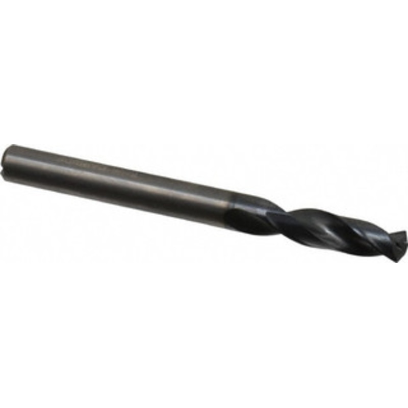 Accupro 6mm 140 Spiral Flute Solid Carbide Screw Machine Drill Bit AlTiN Finish, Right Hand Cut, 22.5mm Flute Length, 66mm OAL, Standard Point, Straight Shank, Through Coolant 77713014 – 77713014