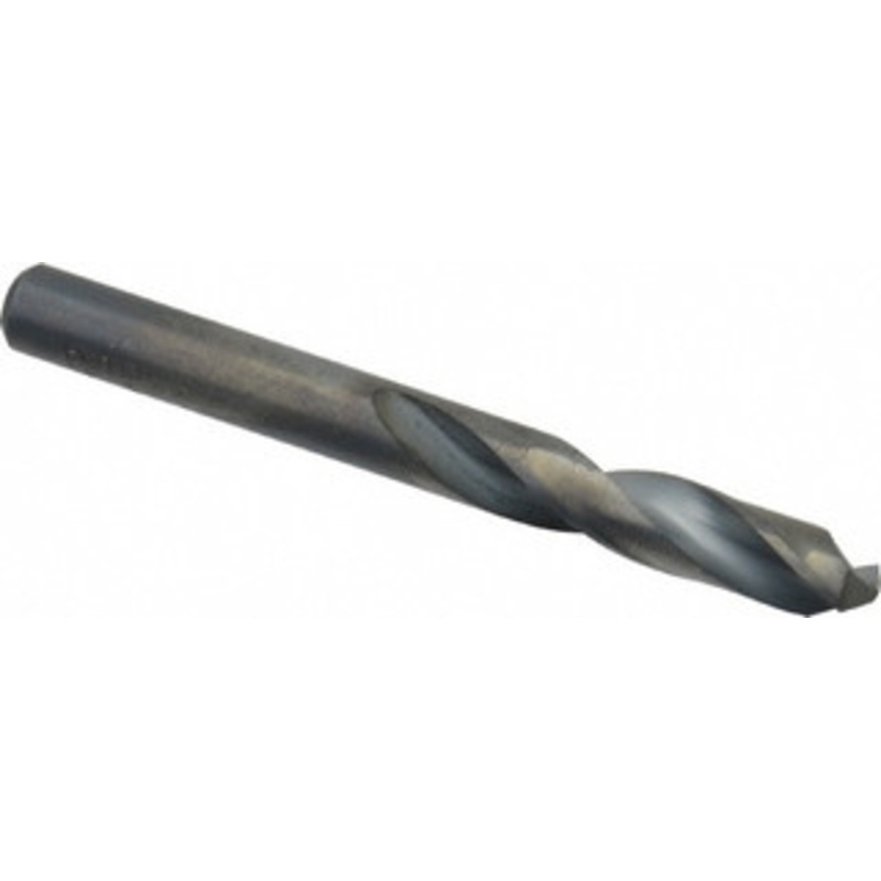 Chicago-Latrobe 17/64 135 Spiral Flute High Speed Steel Screw Machine Drill Bit Oxide Finish, Right Hand Cut, 1-7/16 Flute Length, 2-5/8 OAL, Split Point, Straight Shank 49217 – 81382178