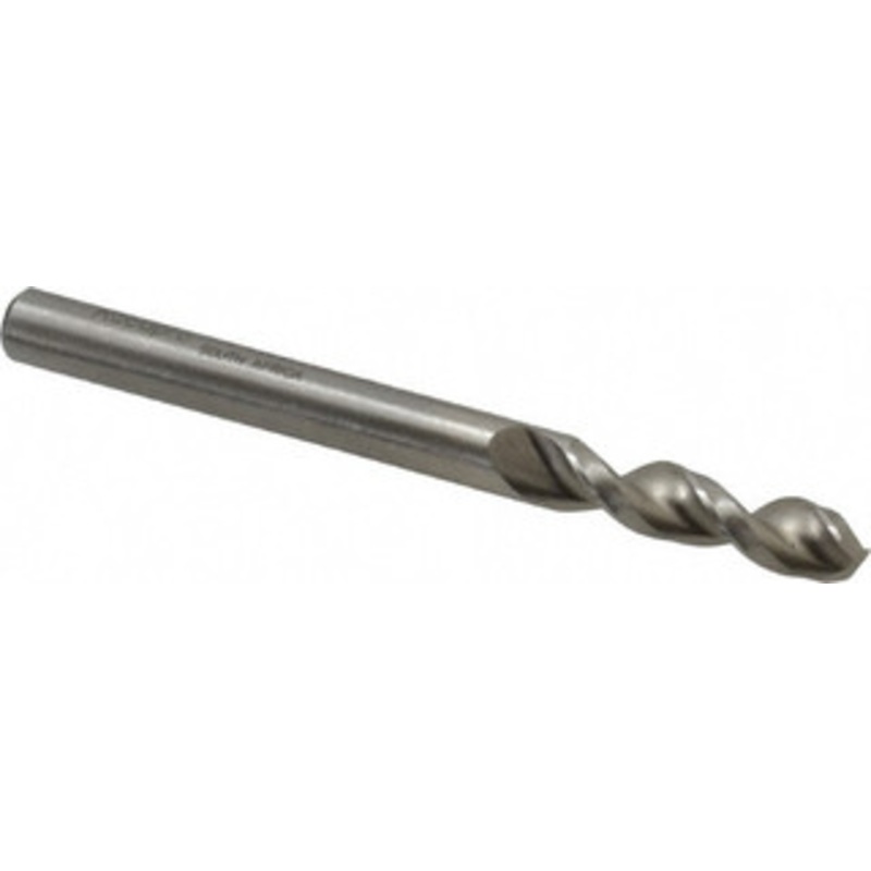 Accupro 0.2205 130 Parabolic Flute Cobalt Screw Machine Drill Bit Bright Finish, Right Hand Cut, 1.102 Flute Length, 2.598 OAL, Split Point, Straight Shank 1630560-AC – 01332238