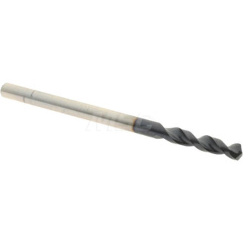 Accupro 0.1122 130 Parabolic Flute Cobalt Screw Machine Drill Bit TiAlN Finish, Right Hand Cut, 0.63 Flute Length, 1.811 OAL, Split Point, Straight Shank 1630285A-AC – 01348481