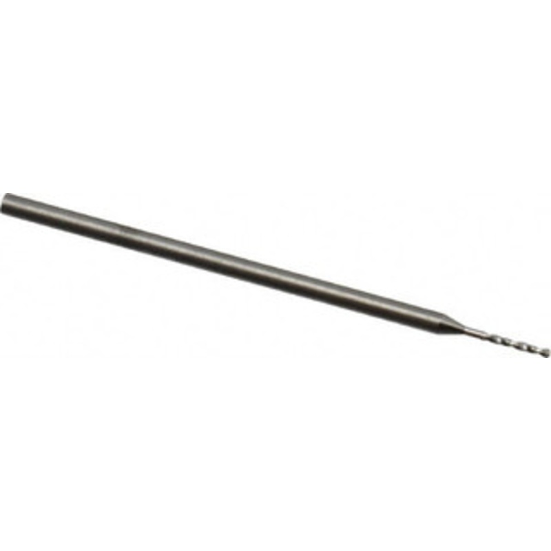 Big Kaiser 0.0161, 118 Point, Cobalt Micro Drill Bit 0.984 OAL, 2.7mm Flute Length, 1mm Shank Diam, Series 12 604 12604-0.41 – 03047180