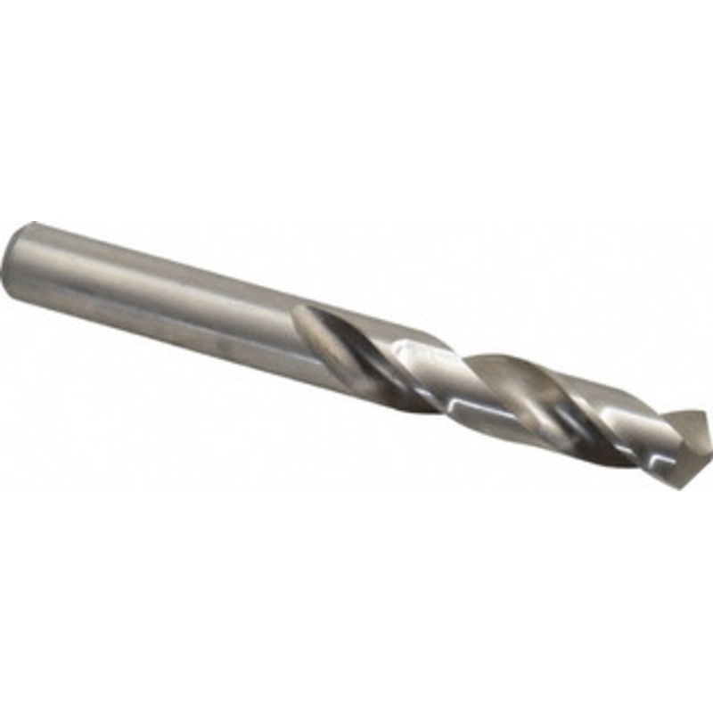 Chicago-Latrobe 11/32 118 Spiral Flute High Speed Steel Screw Machine Drill Bit Bright Finish, Right Hand Cut, 1-11/16 Flute Length, 3 OAL, Standard Point, Straight Shank 48522 – 81353229