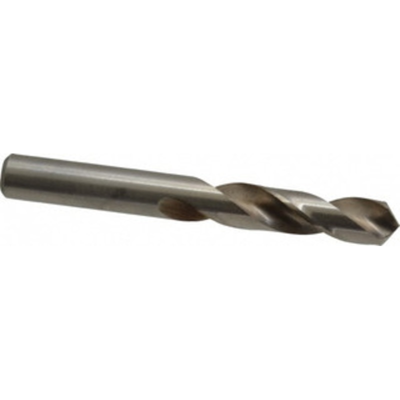 Chicago-Latrobe 23/64 118 Spiral Flute High Speed Steel Screw Machine Drill Bit Bright Finish, Right Hand Cut, 1-3/4 Flute Length, 3-1/16 OAL, Standard Point, Straight Shank 48523 – 81353237