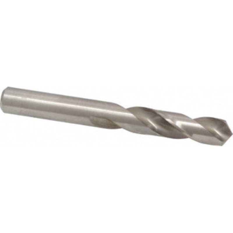 Chicago-Latrobe 25/64 118 Spiral Flute High Speed Steel Screw Machine Drill Bit Bright Finish, Right Hand Cut, 1-7/8 Flute Length, 3-1/4 OAL, Standard Point, Straight Shank 48525 – 81353252