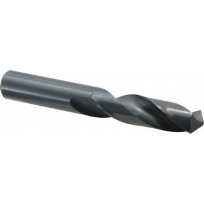 Chicago-Latrobe 47/64 118 Spiral Flute High Speed Steel Screw Machine Drill Bit Oxide Finish, Right Hand Cut, 3-1/8 Flute Length, 5 OAL, Standard Point, Straight Shank 48547 – 81353476
