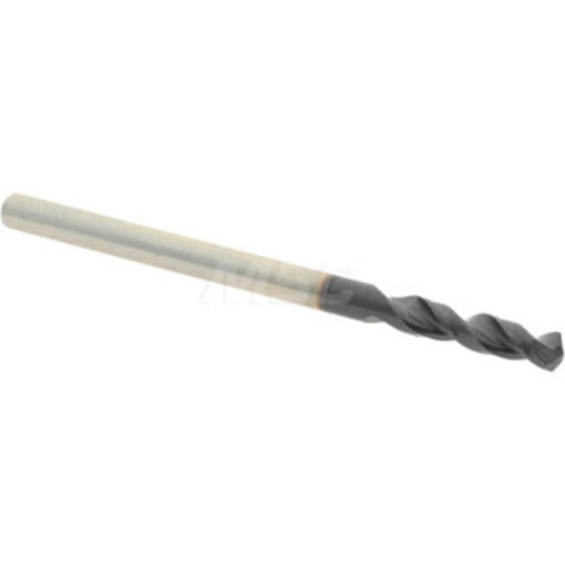 Accupro 0.1142 130 Parabolic Flute Cobalt Screw Machine Drill Bit TiAlN Finish, Right Hand Cut, 0.63 Flute Length, 1.811 OAL, Split Point, Straight Shank 1630290A-AC – 01348507