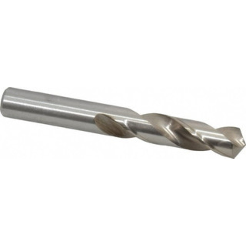 Chicago-Latrobe 31/64 118 Spiral Flute High Speed Steel Screw Machine Drill Bit Bright Finish, Right Hand Cut, 2-3/16 Flute Length, 3-11/16 OAL, Standard Point, Straight Shank 48531 – 81353310