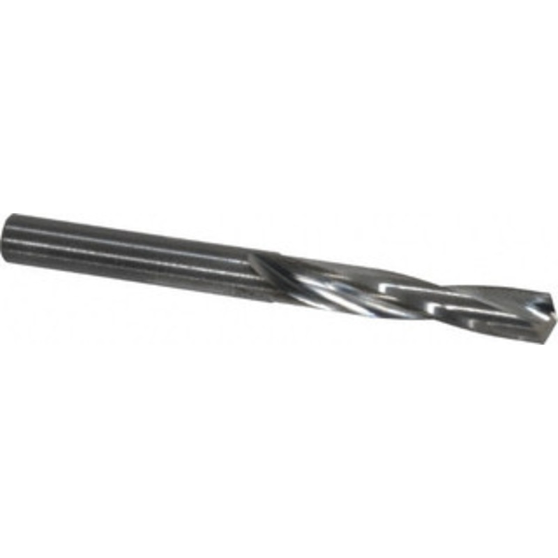 Atrax 0.2165 135 Spiral Flute Solid Carbide Screw Machine Drill Bit Bright Finish, Right Hand Cut, 1-1/4 Flute Length, 2-3/8 OAL, Split Point, Straight Shank 460-402165 – 85253276
