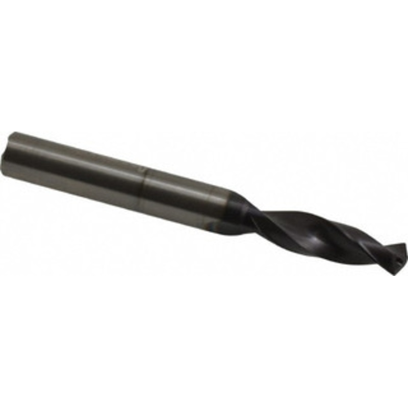 Accupro 9mm 140 Spiral Flute Solid Carbide Screw Machine Drill Bit AlTiN Finish, Right Hand Cut, 33.8mm Flute Length, 89mm OAL, Standard Point, Straight Shank, Through Coolant 77713121 – 77713121