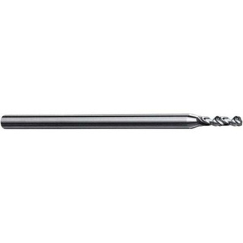 Accupro 0.22mm, 120 Point, Solid Carbide Micro Drill Bit 25mm OAL, 1.1mm Flute Length, 1mm Shank Diam, Series Miniature A-6120022R – 61608931