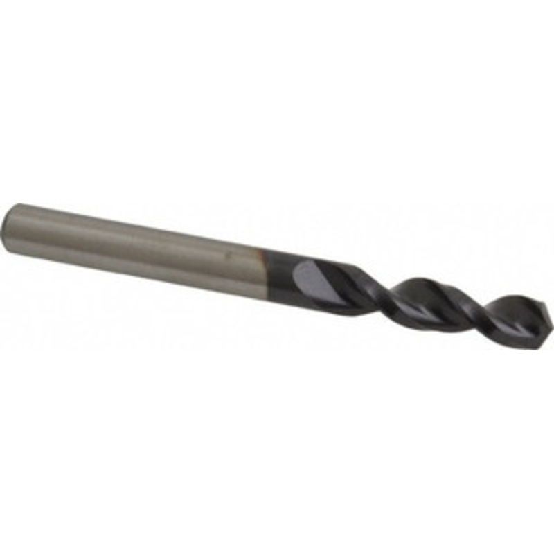 Accupro 0.2677 130 Parabolic Flute Cobalt Screw Machine Drill Bit TiAlN Finish, Right Hand Cut, 1.339 Flute Length, 2.913 OAL, Split Point, Straight Shank 1630680A-AC – 01349380