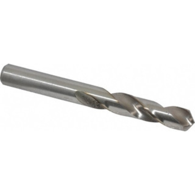 Chicago-Latrobe 21/64 118 Spiral Flute High Speed Steel Screw Machine Drill Bit Bright Finish, Right Hand Cut, 1-11/16 Flute Length, 2-15/16 OAL, Standard Point, Straight Shank 48521 – 81353211
