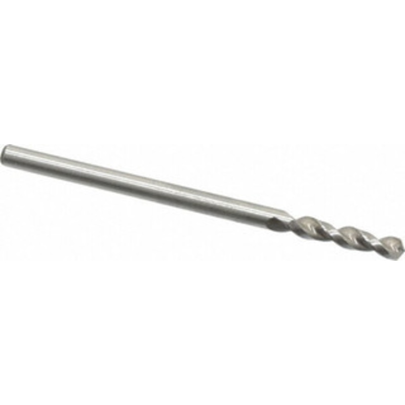 Accupro 3/32 130 Parabolic Flute Cobalt Screw Machine Drill Bit Bright Finish, Right Hand Cut, 0.551 Flute Length, 1.693 OAL, Split Point, Straight Shank 1630238-AC – 01331370