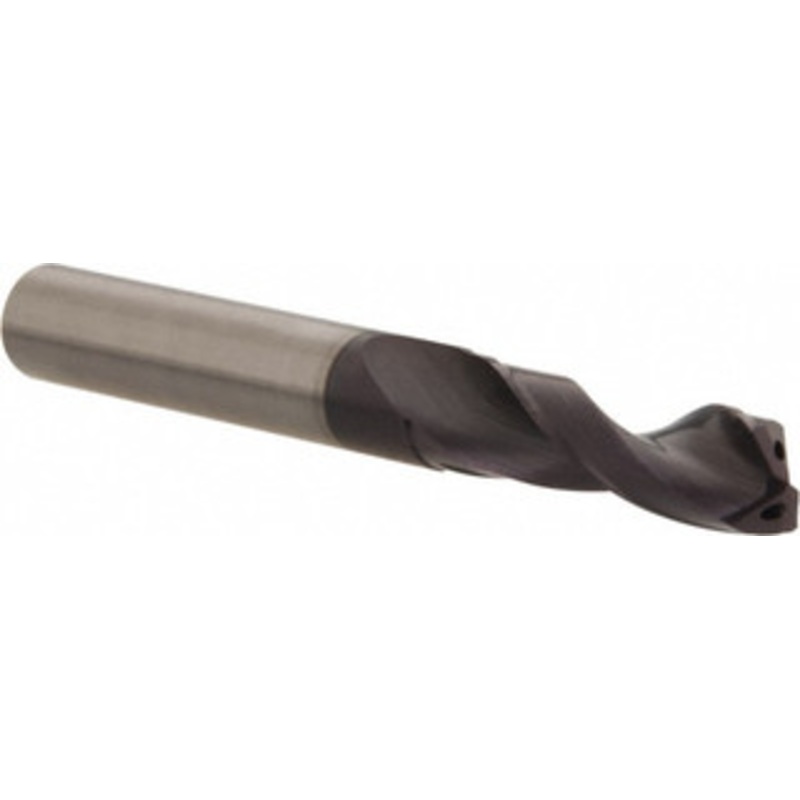 Accupro 3/8 140 Spiral Flute Solid Carbide Screw Machine Drill Bit AlTiN Finish, Right Hand Cut, 35.7mm Flute Length, 89mm OAL, Standard Point, Straight Shank, Through Coolant 77712883 – 77712883