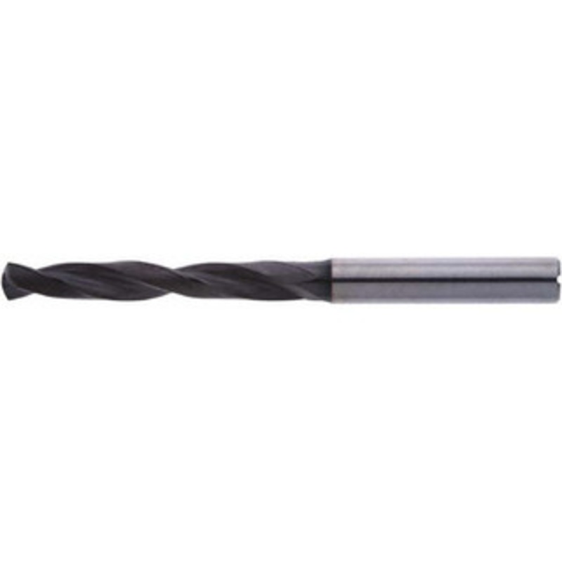 Accupro 19/64 140 Spiral Flute Solid Carbide Screw Machine Drill Bit AlTiN Finish, Right Hand Cut, 41mm Flute Length, 79mm OAL, Straight Shank, Through Coolant US104005 – 41585746