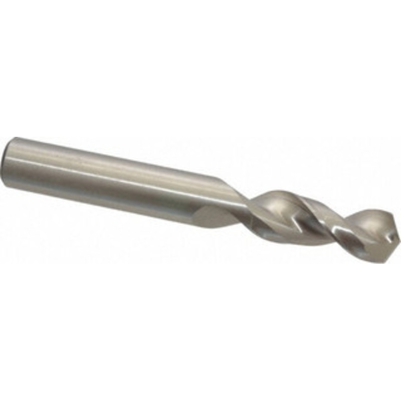 Accupro 35/64 130 Parabolic Flute Cobalt Screw Machine Drill Bit Bright Finish, Right Hand Cut, 2.126 Flute Length, 4.213 OAL, Split Point, Straight Shank 1631389-AC – 01333061