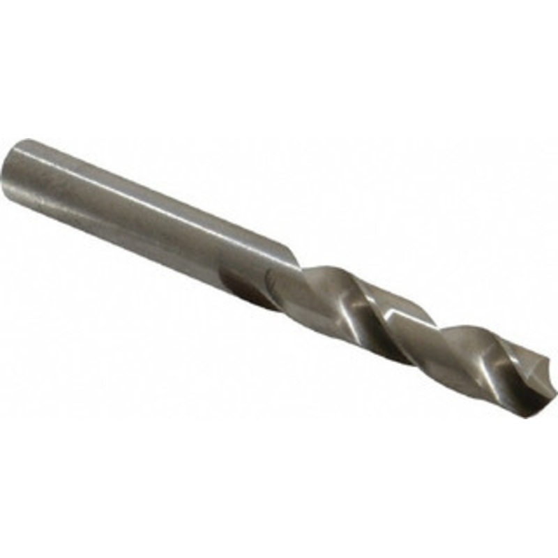 Chicago-Latrobe 0.29 118 Spiral Flute High Speed Steel Screw Machine Drill Bit Bright Finish, Right Hand Cut, 1-9/16 Flute Length, 2-3/4 OAL, Standard Point, Straight Shank 48812 – 81355125