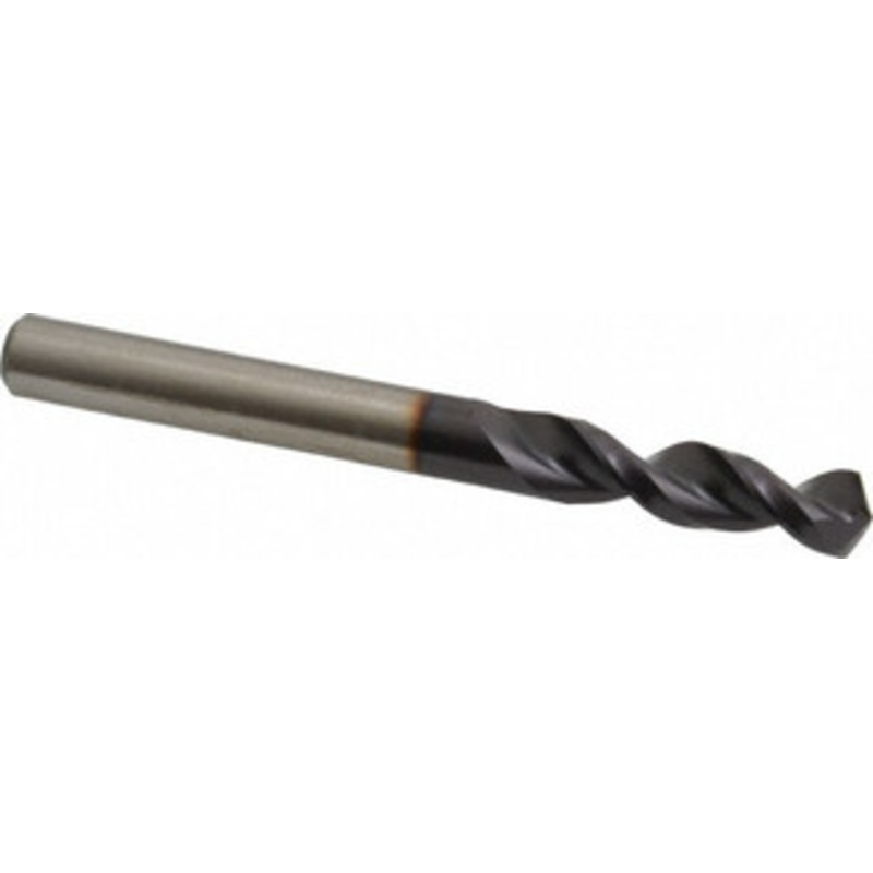 Accupro 0.2835 130 Parabolic Flute Cobalt Screw Machine Drill Bit TiAlN Finish, Right Hand Cut, 1.339 Flute Length, 2.913 OAL, Split Point, Straight Shank 1630720A-AC – 01349448
