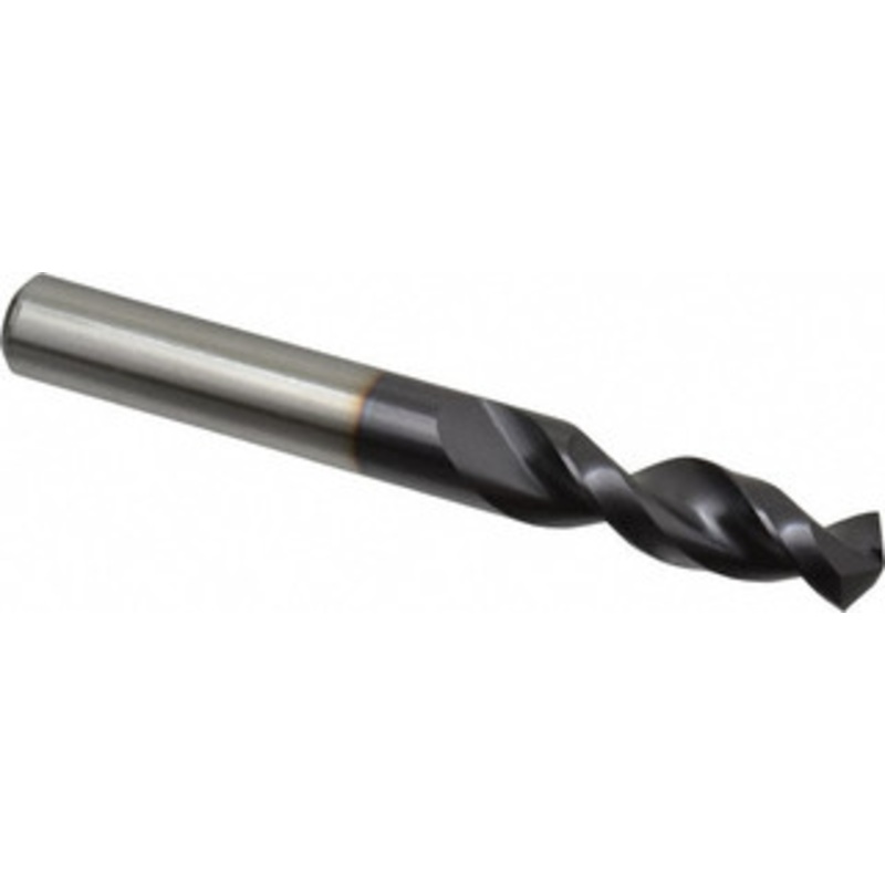 Accupro 0.4724 130 Parabolic Flute Cobalt Screw Machine Drill Bit TiAlN Finish, Right Hand Cut, 2.008 Flute Length, 4.016 OAL, Split Point, Straight Shank 1631200A-AC – 01349919