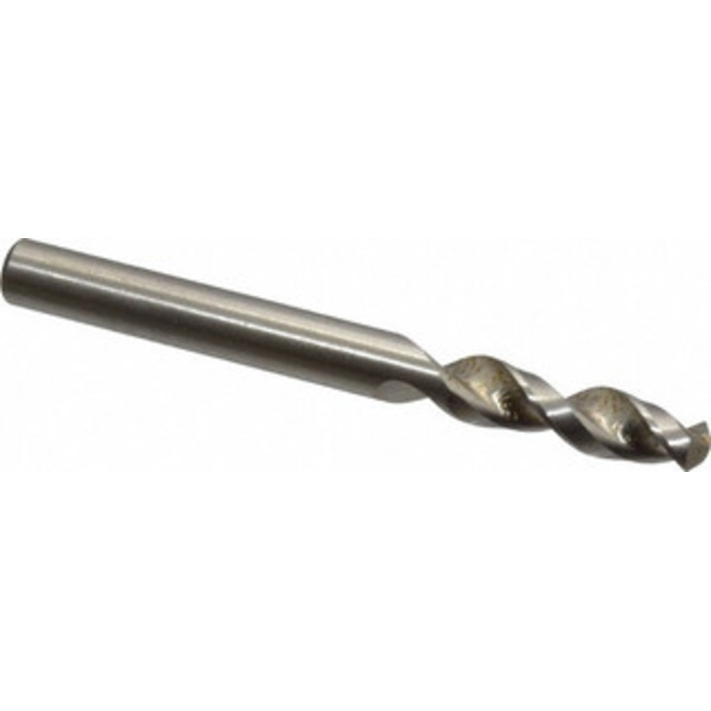 Accupro 9/32 130 Parabolic Flute Cobalt Screw Machine Drill Bit Bright Finish, Right Hand Cut, 1.339 Flute Length, 2.913 OAL, Split Point, Straight Shank 1630714-AC – 01332519