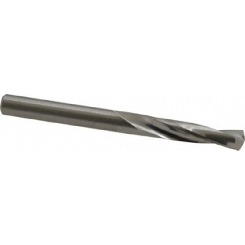 Atrax 0.1969 135 Spiral Flute Solid Carbide Screw Machine Drill Bit Bright Finish, Right Hand Cut, 1-3/16 Flute Length, 2-1/4 OAL, Split Point, Straight Shank 460-401969 – 85253243